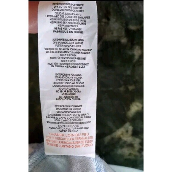 Pretty LittleThing Womens Floral Blue Lace 8 Dress Dusty Blue Transparent NWOT - Picture 8 of 16